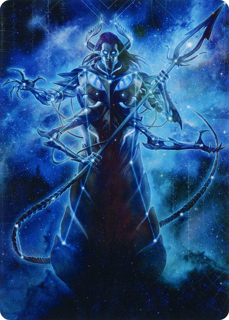 Heliod, the Warped Eclipse Art Card [March of the Machine Art Series] | Galactic Gamez