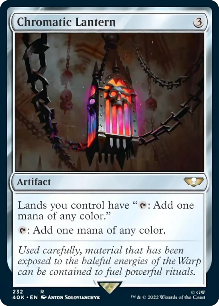 Chromatic Lantern (Surge Foil) [Universes Beyond: Warhammer 40,000] | Galactic Gamez