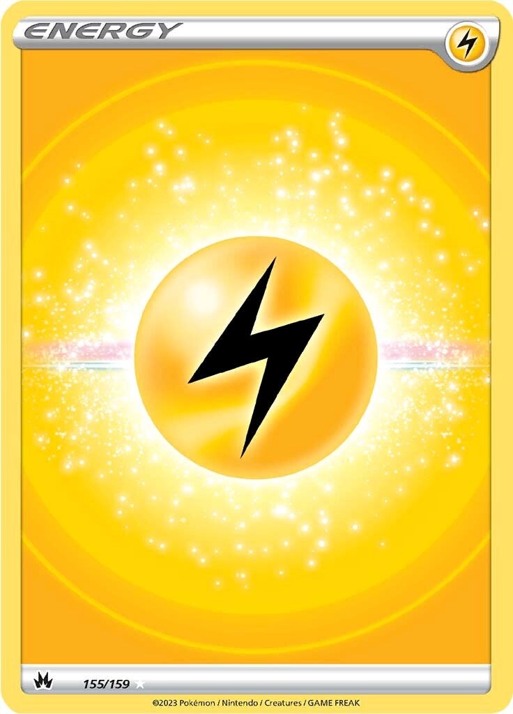 Lightning Energy (155/159) (Texture Full Art) [Sword & Shield: Crown Zenith] | Galactic Gamez