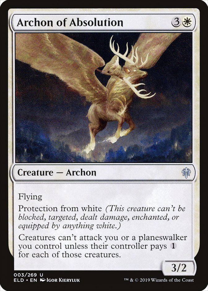 Archon of Absolution [Throne of Eldraine] | Galactic Gamez