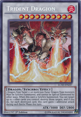 Trident Dragion [LC5D-EN237] Secret Rare | Galactic Gamez