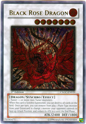 Black Rose Dragon (UTR) [CSOC-EN039] Ultimate Rare | Galactic Gamez