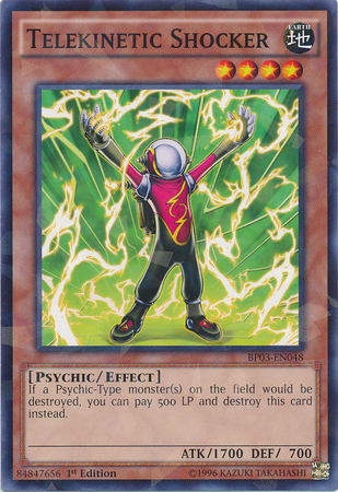 Telekinetic Shocker (Shatterfoil) [BP03-EN048] Rare | Galactic Gamez