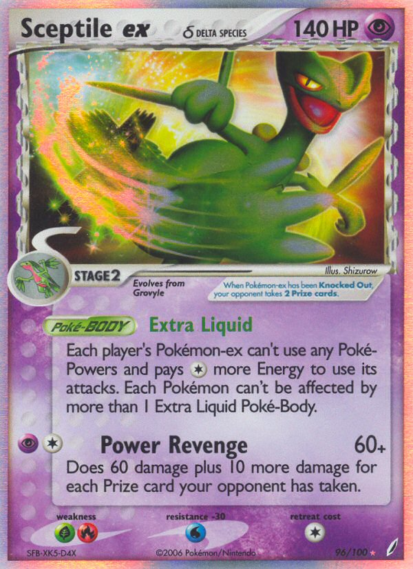 Sceptile ex (96/100) (Delta Species) [EX: Crystal Guardians] | Galactic Gamez