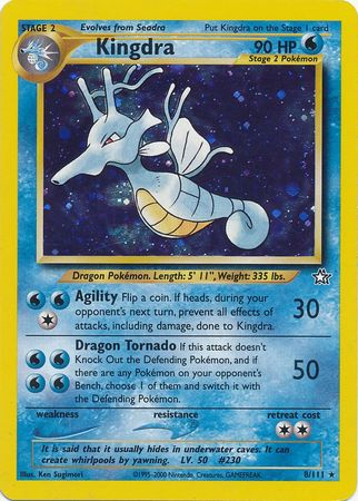 Kingdra (8/111) [Neo Genesis Unlimited] | Galactic Gamez