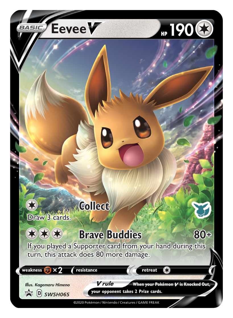 Eevee V (SWSH065) (Eevee Deck) [Battle Academy 2022] | Galactic Gamez