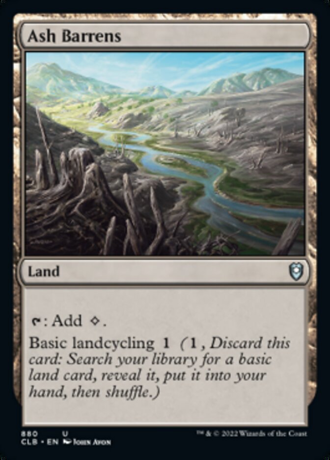 Ash Barrens [Commander Legends: Battle for Baldur's Gate] | Galactic Gamez