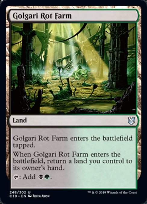 Golgari Rot Farm [Commander 2019] | Galactic Gamez