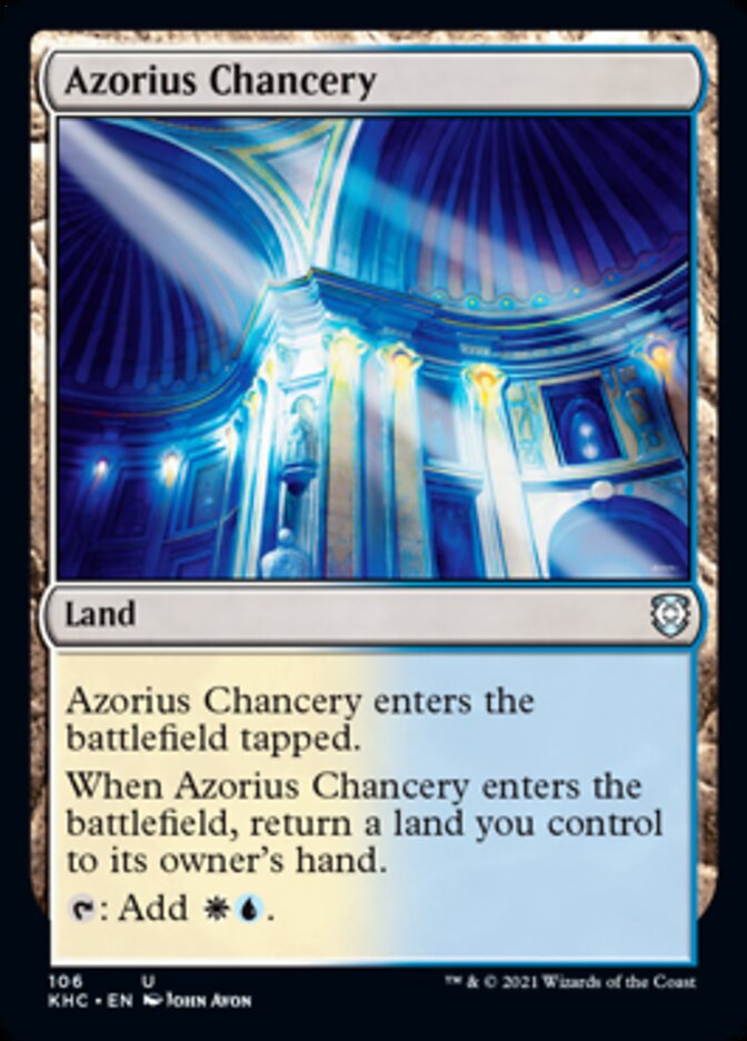 Azorius Chancery [Kaldheim Commander] | Galactic Gamez