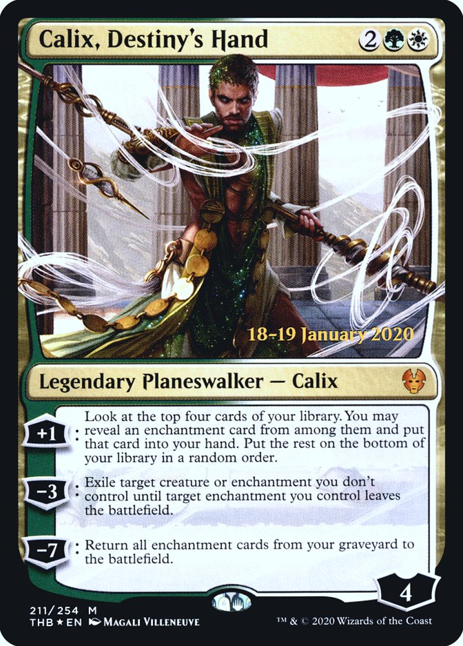 Calix, Destiny's Hand [Theros Beyond Death Prerelease Promos] | Galactic Gamez