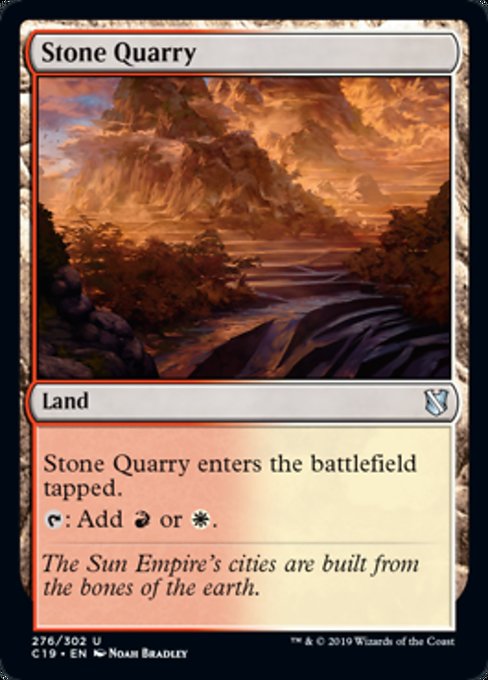 Stone Quarry [Commander 2019] | Galactic Gamez