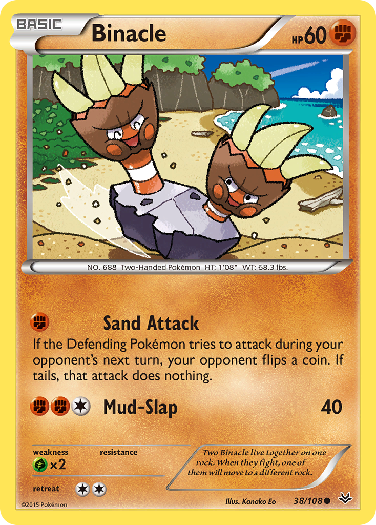 Binacle (38/108) [XY: Roaring Skies] | Galactic Gamez