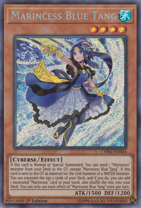 Marincess Blue Tang [CHIM-EN004] Secret Rare | Galactic Gamez
