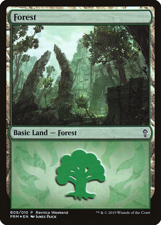 Forest (B08) [Ravnica Allegiance Guild Kit] | Galactic Gamez