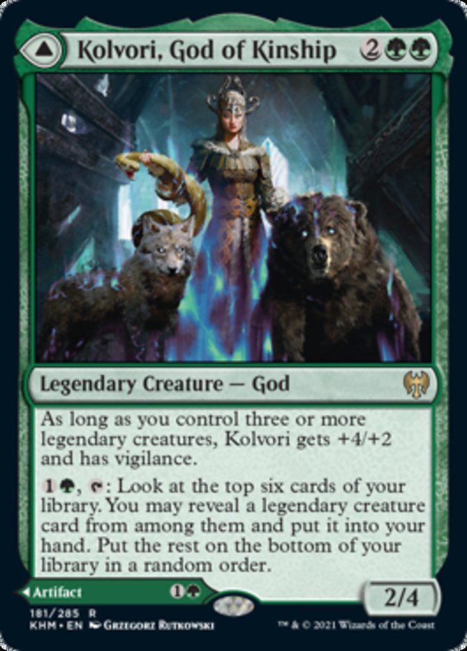 Kolvori, God of Kinship // The Ringhart Crest [Kaldheim] | Galactic Gamez