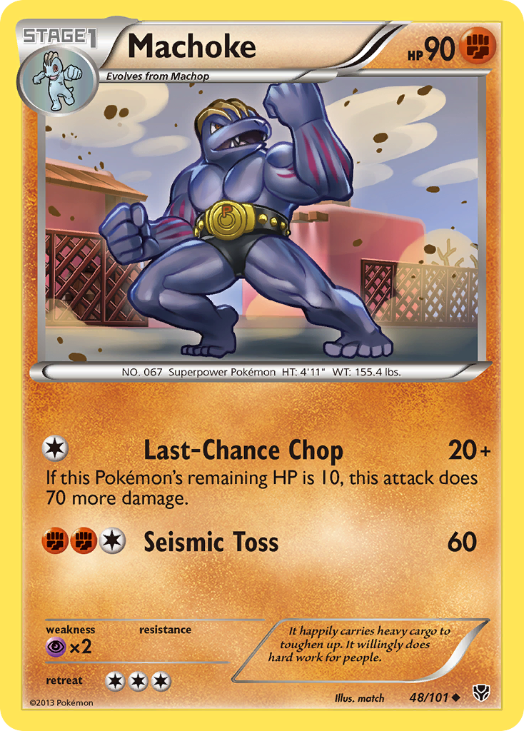 Machoke (48/101) [Black & White: Plasma Blast] | Galactic Gamez