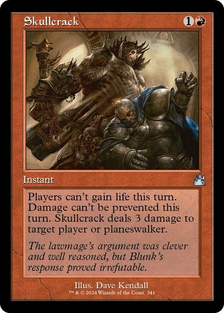 Skullcrack (Retro Frame) [Ravnica Remastered] | Galactic Gamez