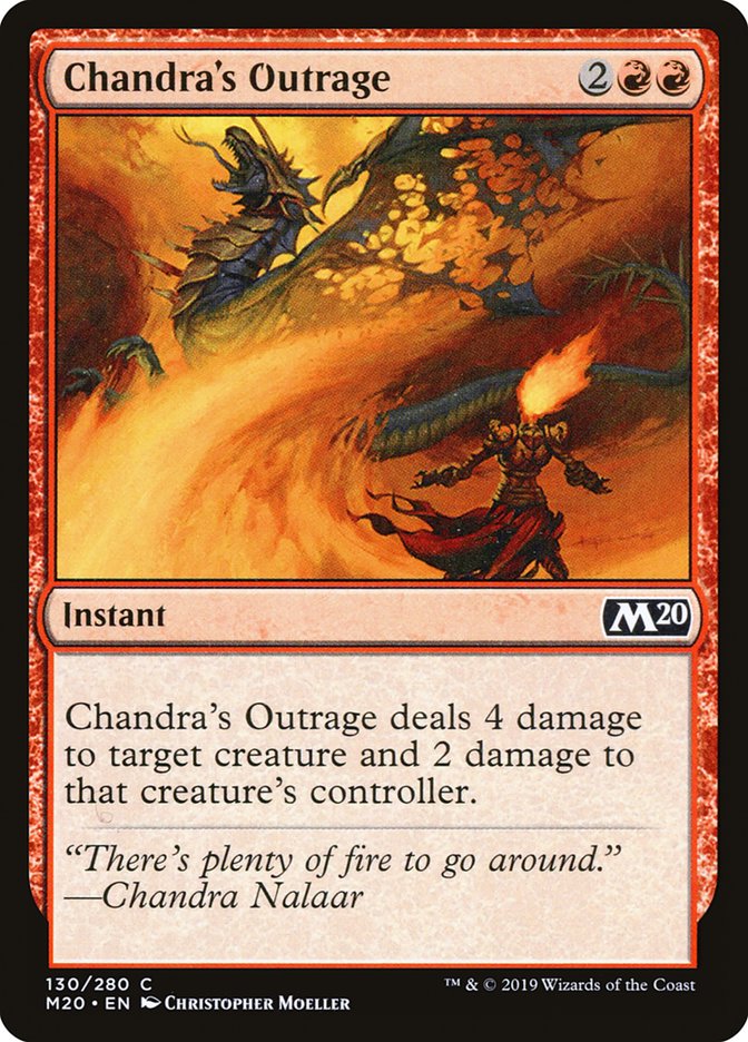 Chandra's Outrage [Core Set 2020] | Galactic Gamez