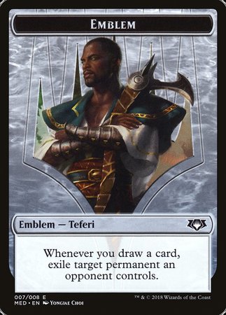 Emblem - Teferi, Hero of Dominaria [Mythic Edition Tokens] | Galactic Gamez