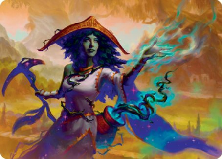 Sythis, Harvest's Hand Art Card [Modern Horizons 2 Art Series] | Galactic Gamez