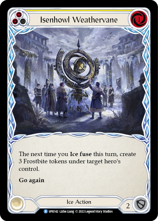 Isenhowl Weathervane (Yellow) [UPR142] (Uprising)  Rainbow Foil | Galactic Gamez