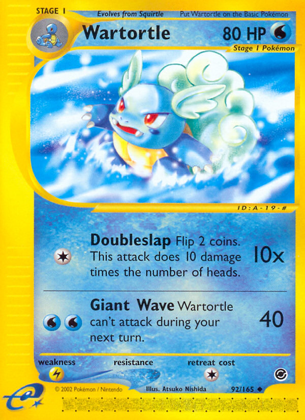 Wartortle (92/165) [Expedition: Base Set] | Galactic Gamez