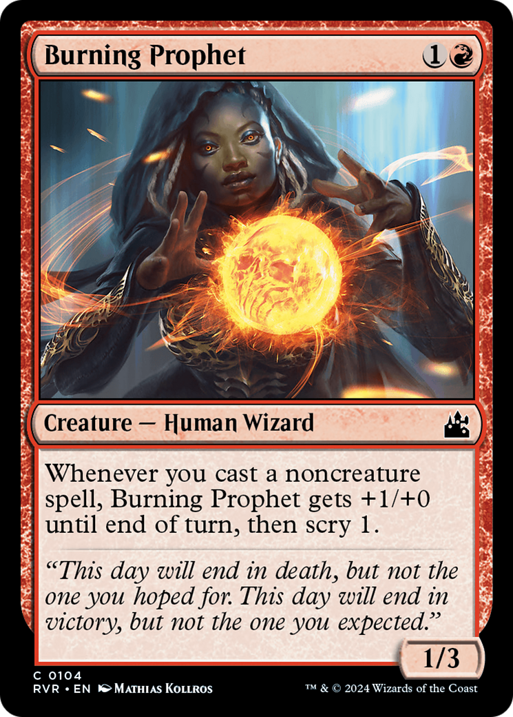 Burning Prophet [Ravnica Remastered] | Galactic Gamez