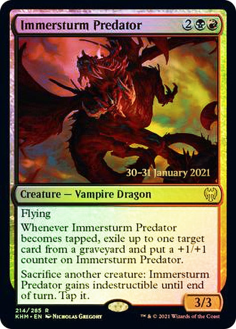 Immersturm Predator  [Kaldheim Prerelease Promos] | Galactic Gamez