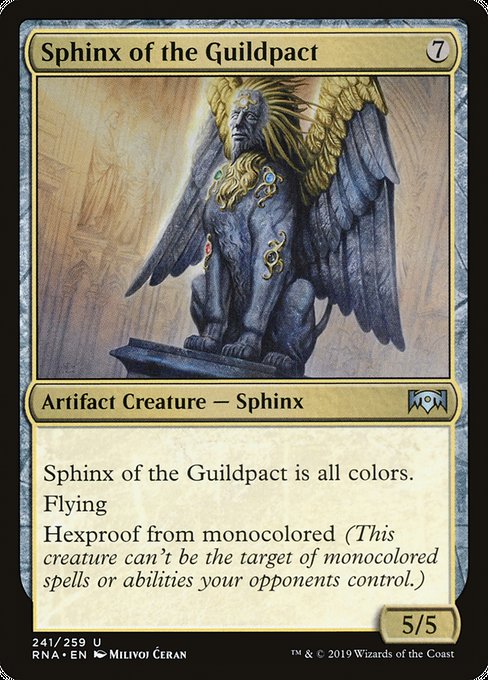 Sphinx of the Guildpact [Ravnica Allegiance] | Galactic Gamez