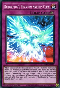 Raidraptor's Phantom Knights Claw [PHRA-EN069] Super Rare | Galactic Gamez