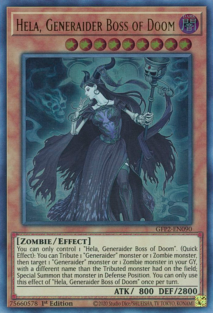 Hela, Generaider Boss of Doom [GFP2-EN090] Ultra Rare | Galactic Gamez