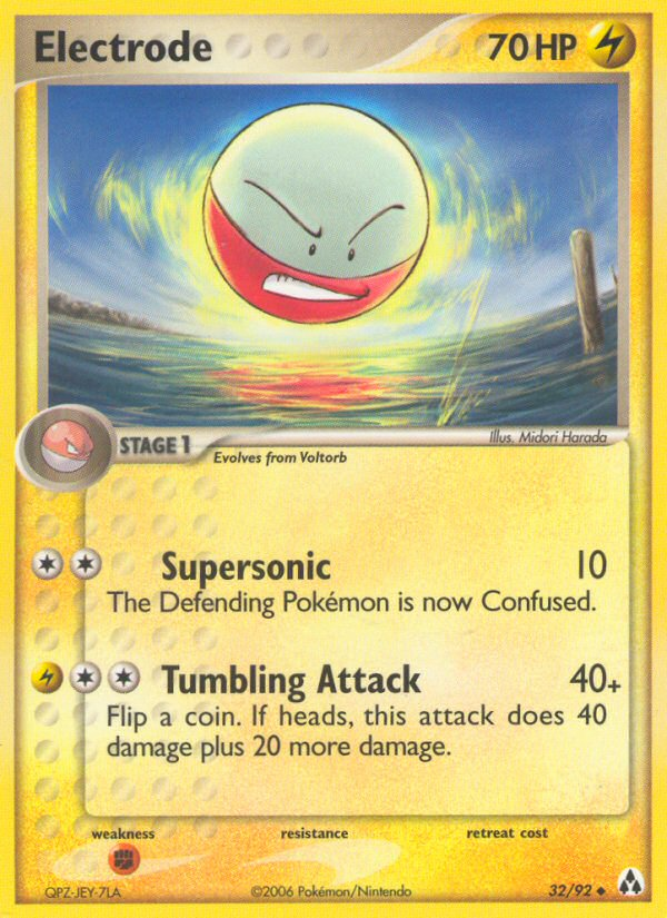 Electrode (32/92) [EX: Legend Maker] | Galactic Gamez