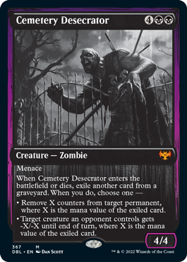 Cemetery Desecrator [Innistrad: Double Feature] | Galactic Gamez