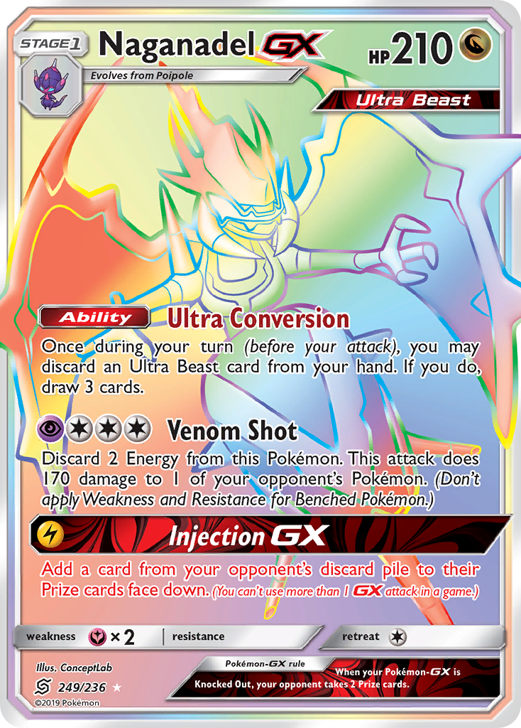 Naganadel GX (249/236) [Sun & Moon: Unified Minds] | Galactic Gamez