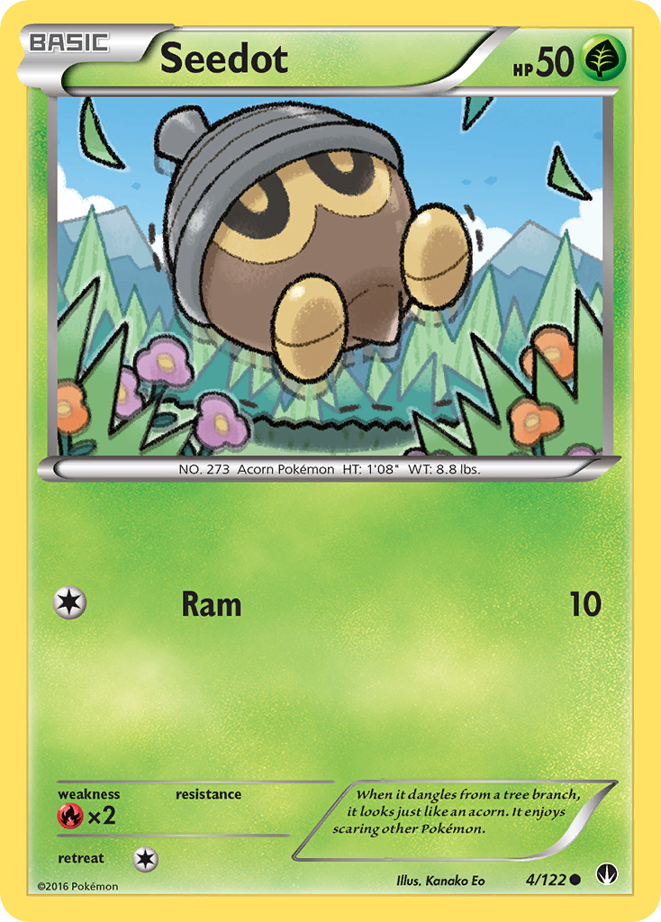 Seedot (4/122) [XY: BREAKpoint] | Galactic Gamez