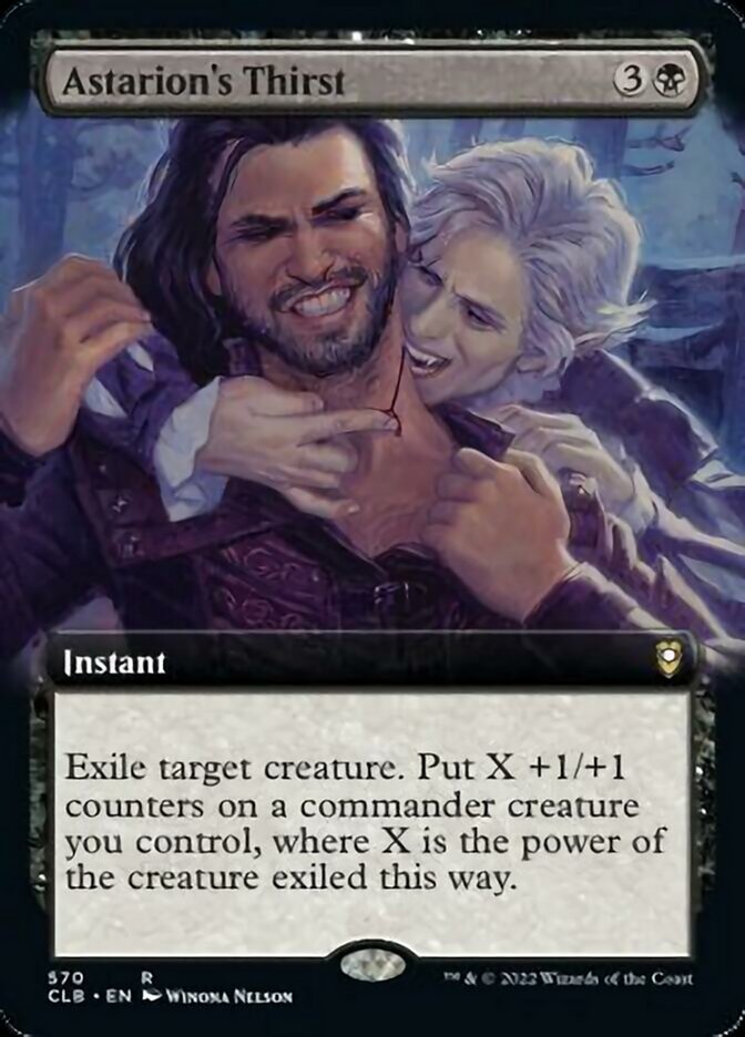 Astarion's Thirst (Extended Art) [Commander Legends: Battle for Baldur's Gate] | Galactic Gamez