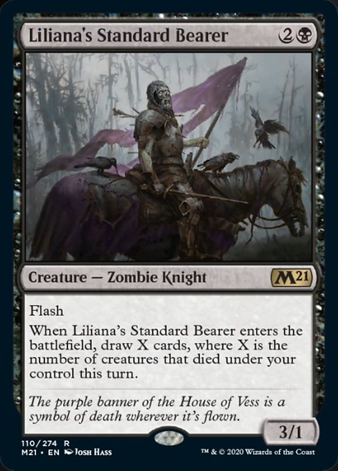 Liliana's Standard Bearer [Core Set 2021] | Galactic Gamez