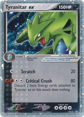 Tyranitar ex (17/17) (Holo) [POP Series 1] | Galactic Gamez