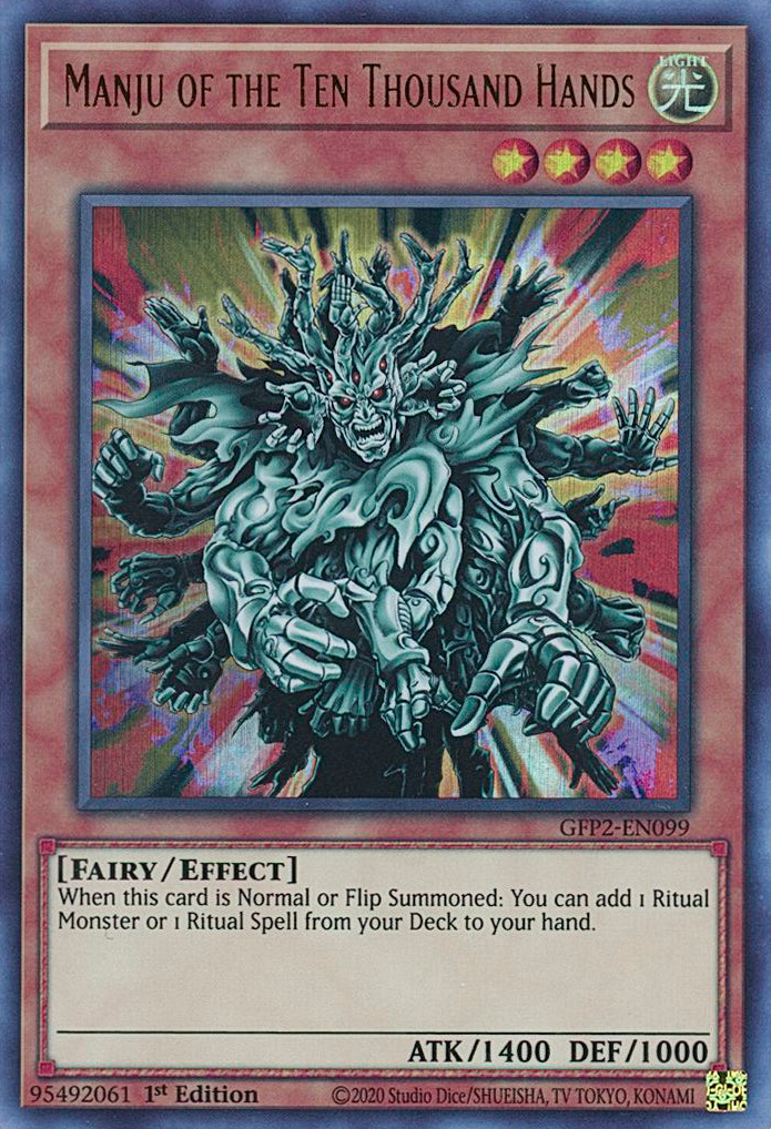 Manju of the Ten Thousand Hands [GFP2-EN099] Ultra Rare | Galactic Gamez