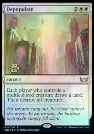 Depopulate [Streets of New Capenna Prerelease Promos] | Galactic Gamez