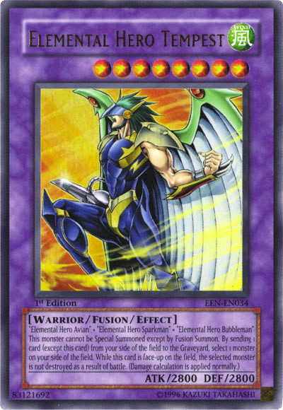 Elemental Hero Tempest [EEN-EN034] Ultra Rare | Galactic Gamez