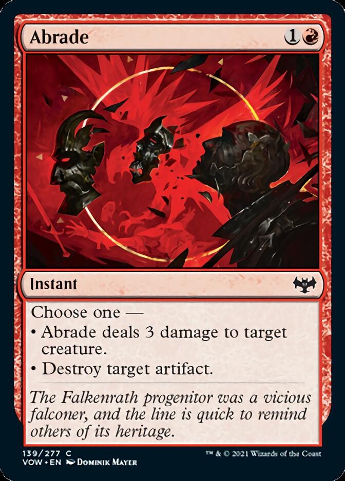 Abrade [Innistrad: Crimson Vow] | Galactic Gamez