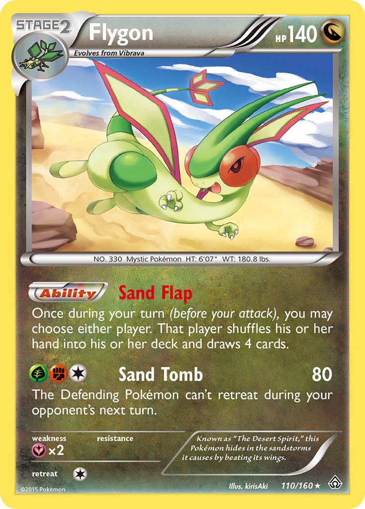 Flygon (110/160) (Cosmos Holo) (Blister Exclusive) [XY: Primal Clash] | Galactic Gamez