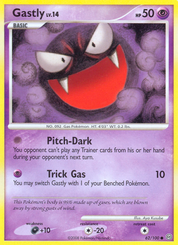 Gastly (62/100) [Diamond & Pearl: Stormfront] | Galactic Gamez