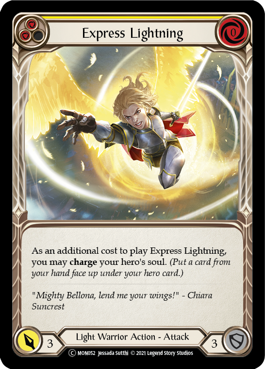 Express Lightning (Yellow) [U-MON052] Unlimited Edition Normal | Galactic Gamez