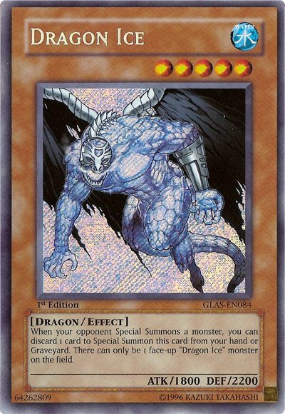 Dragon Ice [GLAS-EN084] Secret Rare | Galactic Gamez