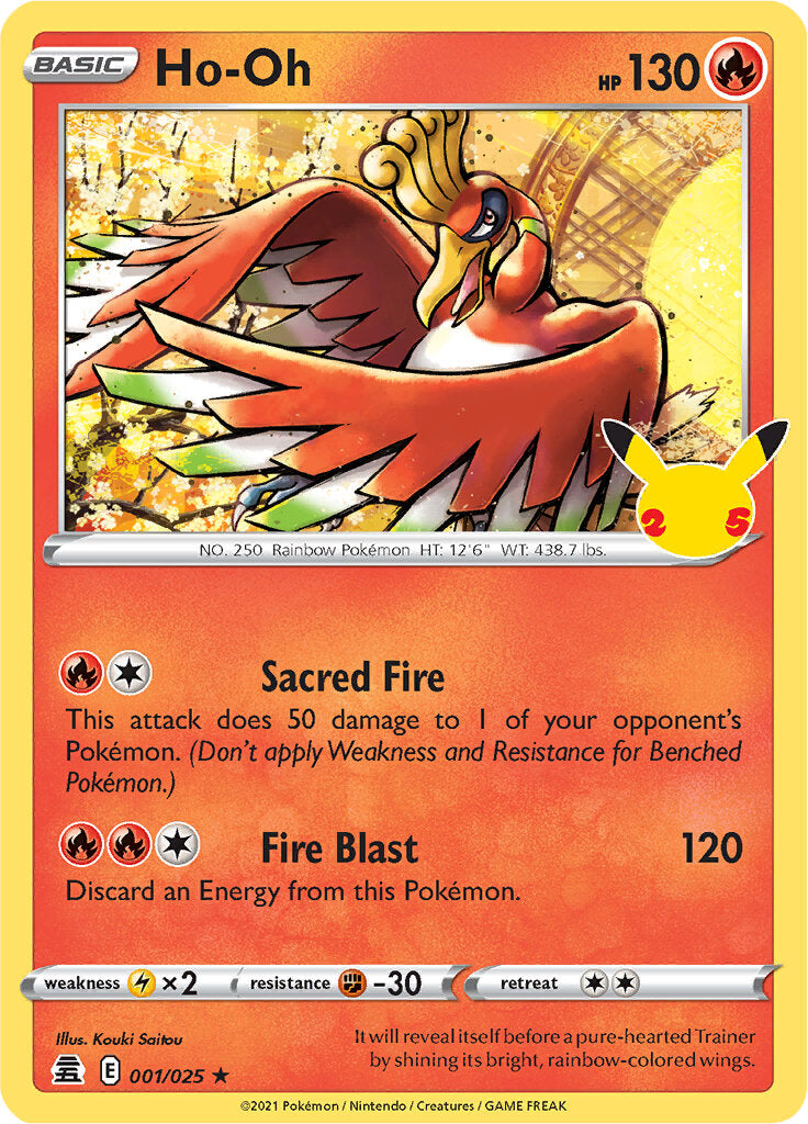 Ho-oh (001/025) [Celebrations: 25th Anniversary] | Galactic Gamez