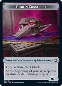 Goblin Construct // Kor Warrior Double-sided Token [Zendikar Rising Tokens] | Galactic Gamez