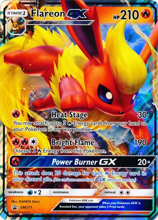 Flareon GX (SM171) (Jumbo Card) [Sun & Moon: Black Star Promos] | Galactic Gamez