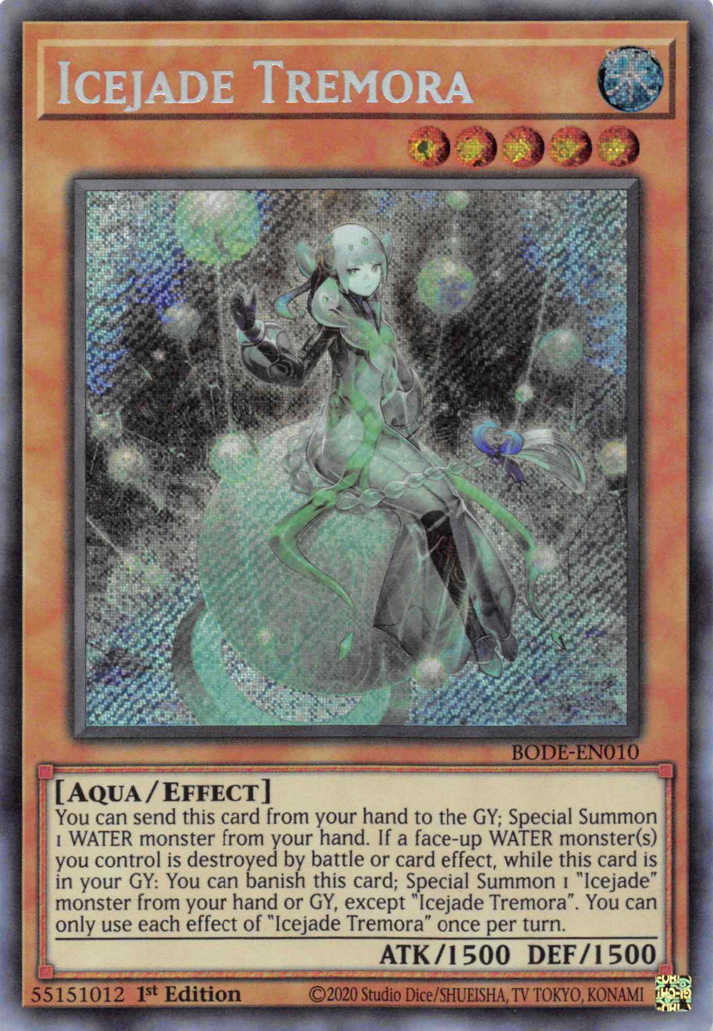 Icejade Tremora [BODE-EN010] Secret Rare | Galactic Gamez